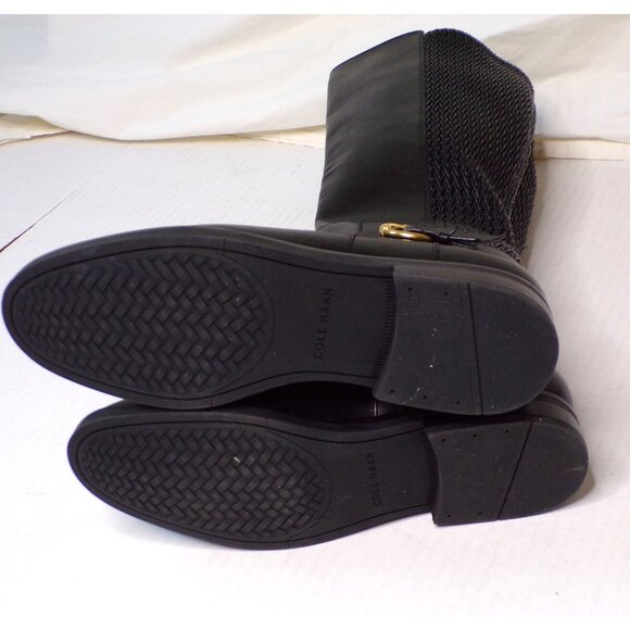 🆕 COLE HAAN Clover Stretch Tall Knee High Boot 6 Black - Picture 14 of 14